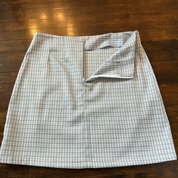 Blue Plad Skirt!! - Picture 5 of 7